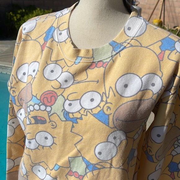 The Simpsons Sweater Winter Gear Sz Small Cartoon - Picture 3 of 6